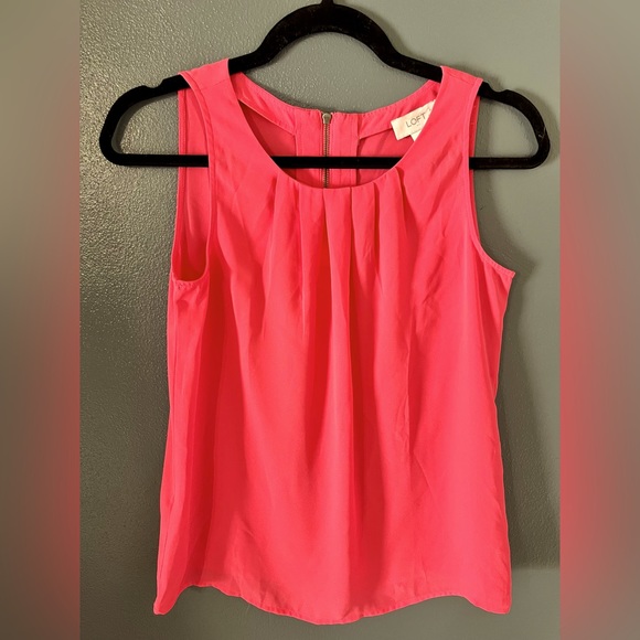Loft XS Pink Tank Top - Picture 1 of 3